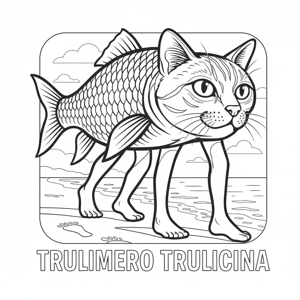 Trulimero Trulicina para colorear en línea