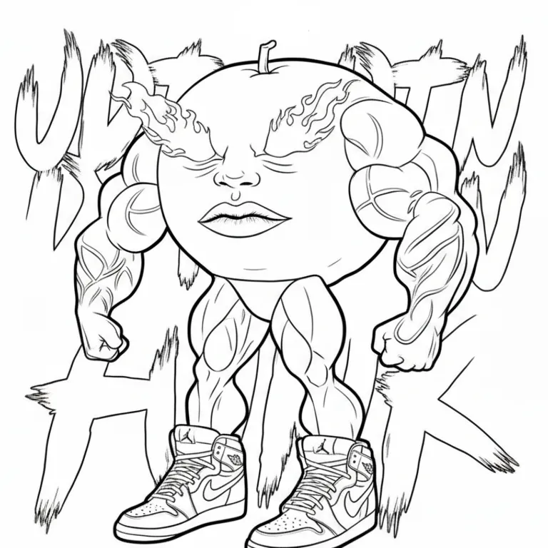 U Din Din Din Din Dun Dun Ma Din Din Dun para colorear y aprendizaje 1