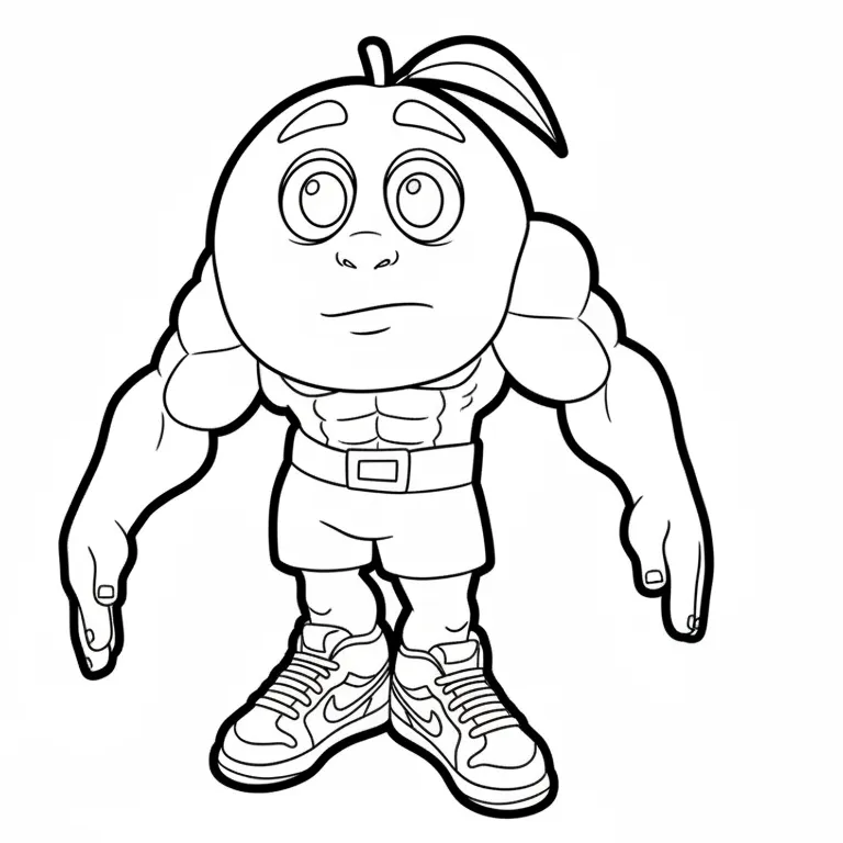 U Din Din Din Din Dun Dun Ma Din Din Dun para colorear y recortar para imprimir gratis 1