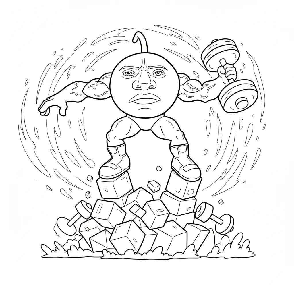 U Din Din Din Din Dun Dun Ma Din Din Dun para colorear en línea