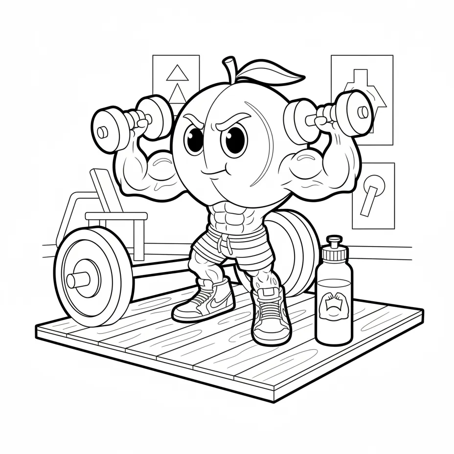 U Din Din Din Din Dun Dun Ma Din Din Dun para colorear para bebé para imprimir