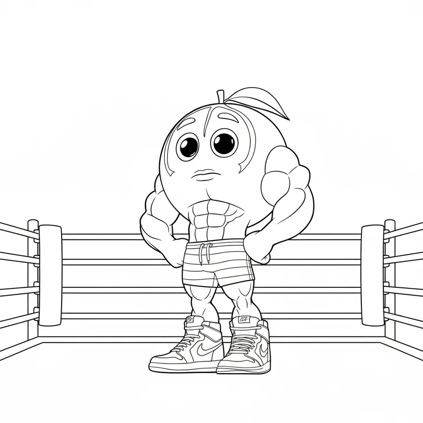 U Din Din Din Din Dun Dun Ma Din Din Dun para colorear para niño de 3 años