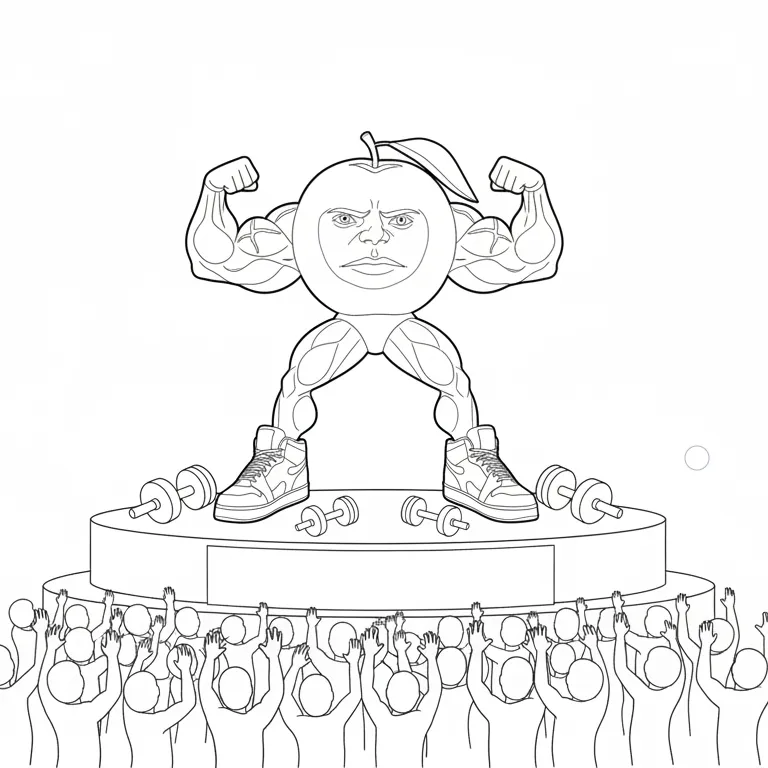 U Din Din Din Din Dun Dun Ma Din Din Dun para colorear y recortar para imprimir gratis