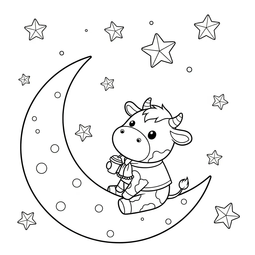 Vaca para dibujar en línea