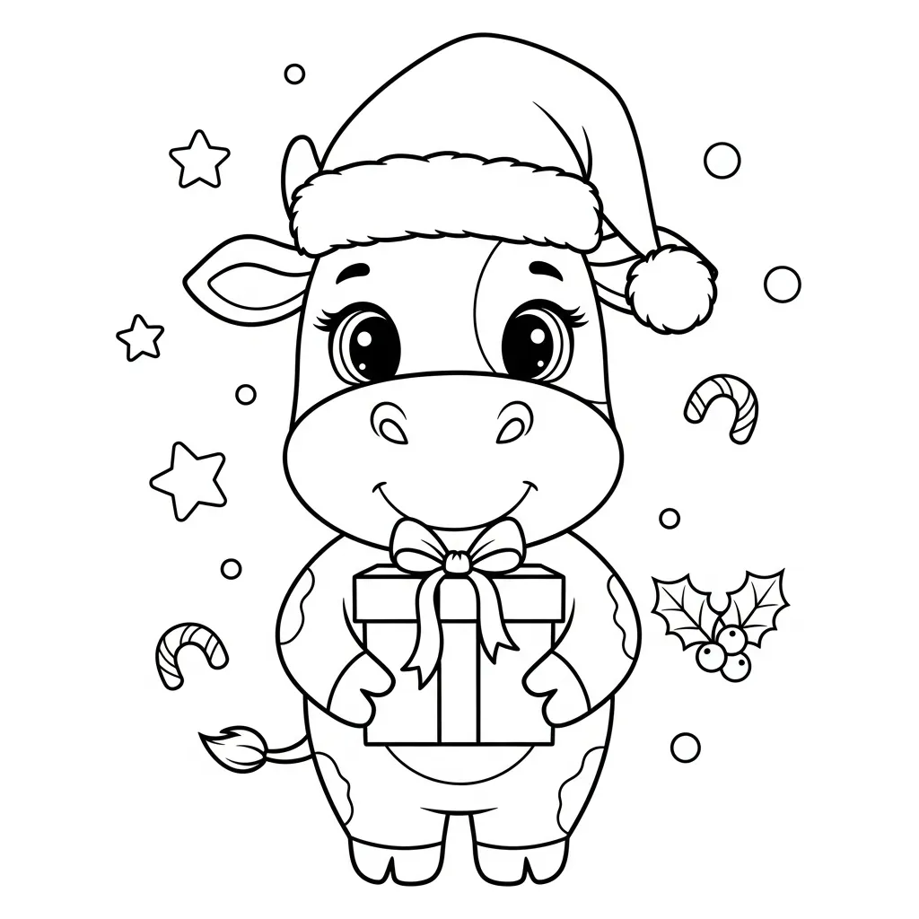 Vaca para colorear y dibujos