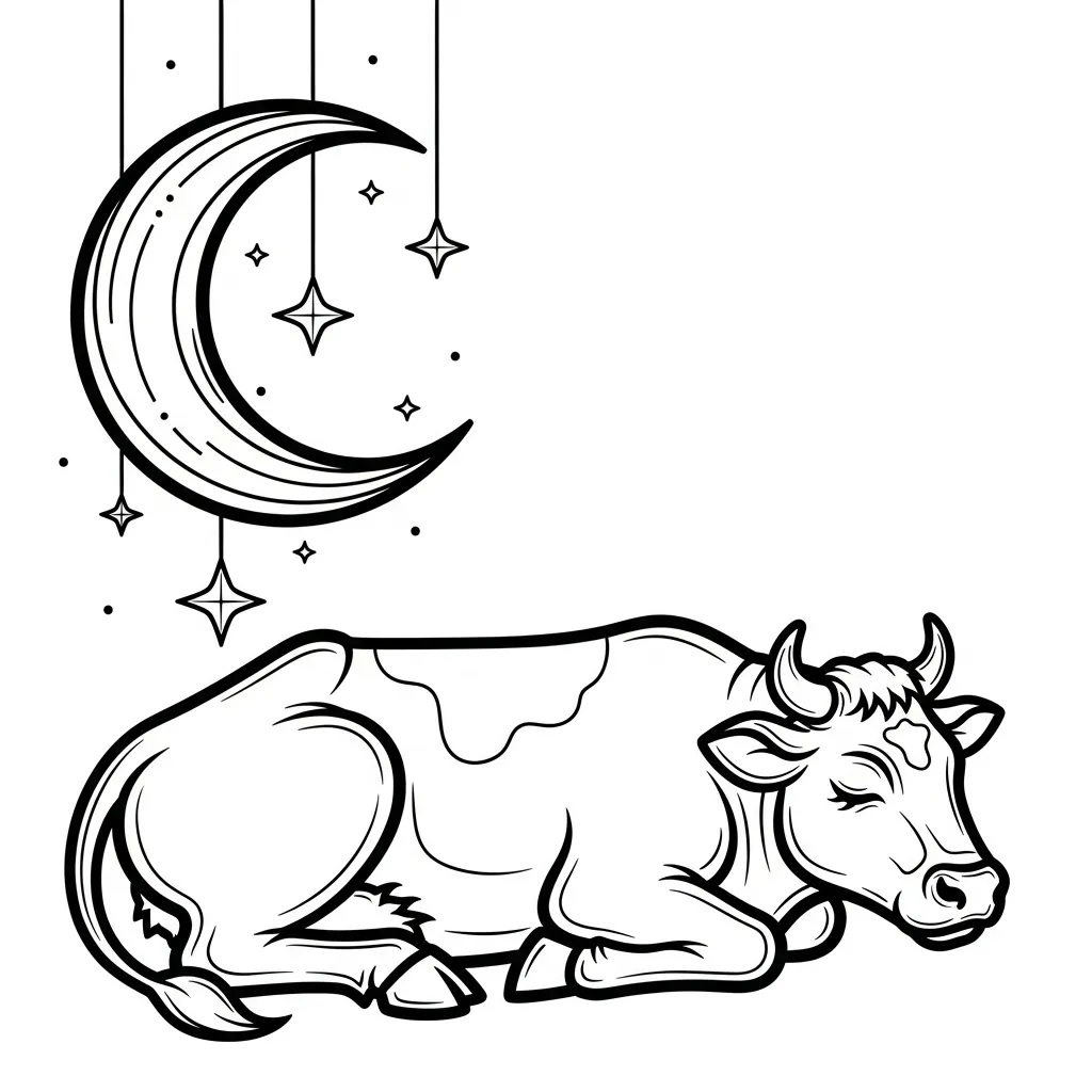 Vaca para colorear para imprimir gratis pdf