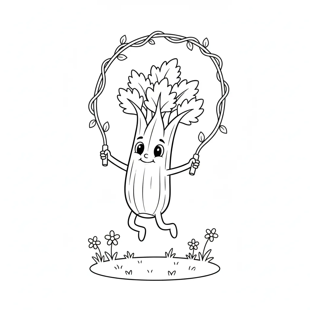 Verduras 14 para colorear para imprimir pdf