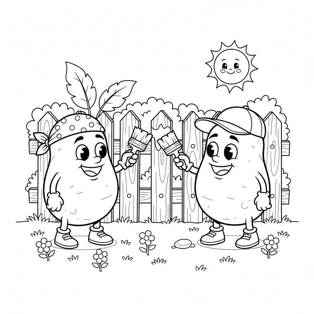 Verduras 4 para colorear para imprimir para niño de 7 años