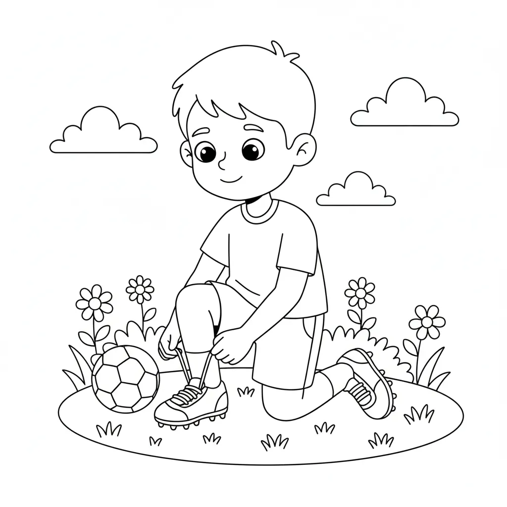 Fútbol 16 para colorear para imprimir gratis