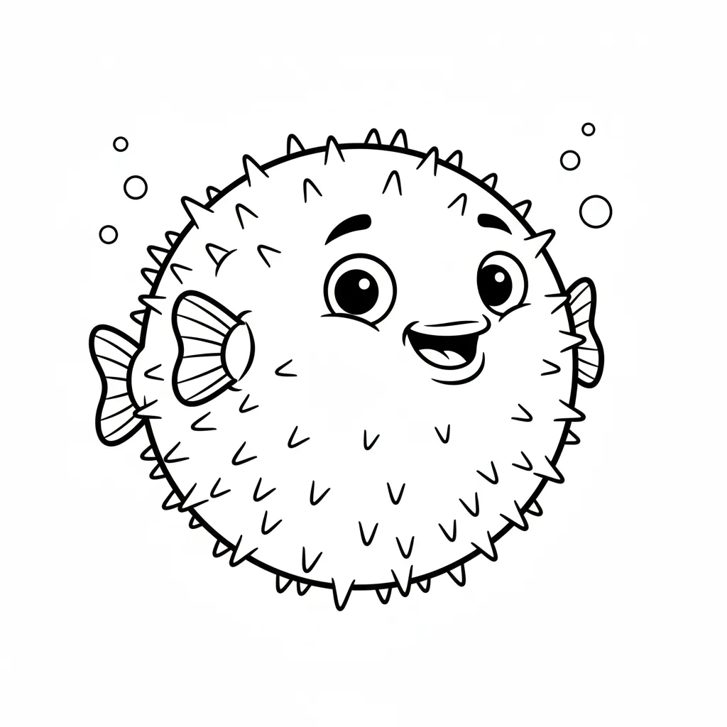 Pez 1 para colorear en línea