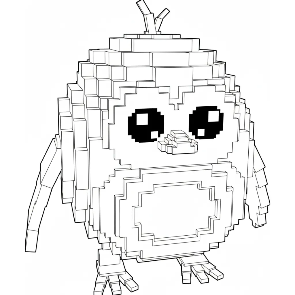 Penguino Cocosino 9 para colorear para imprimir