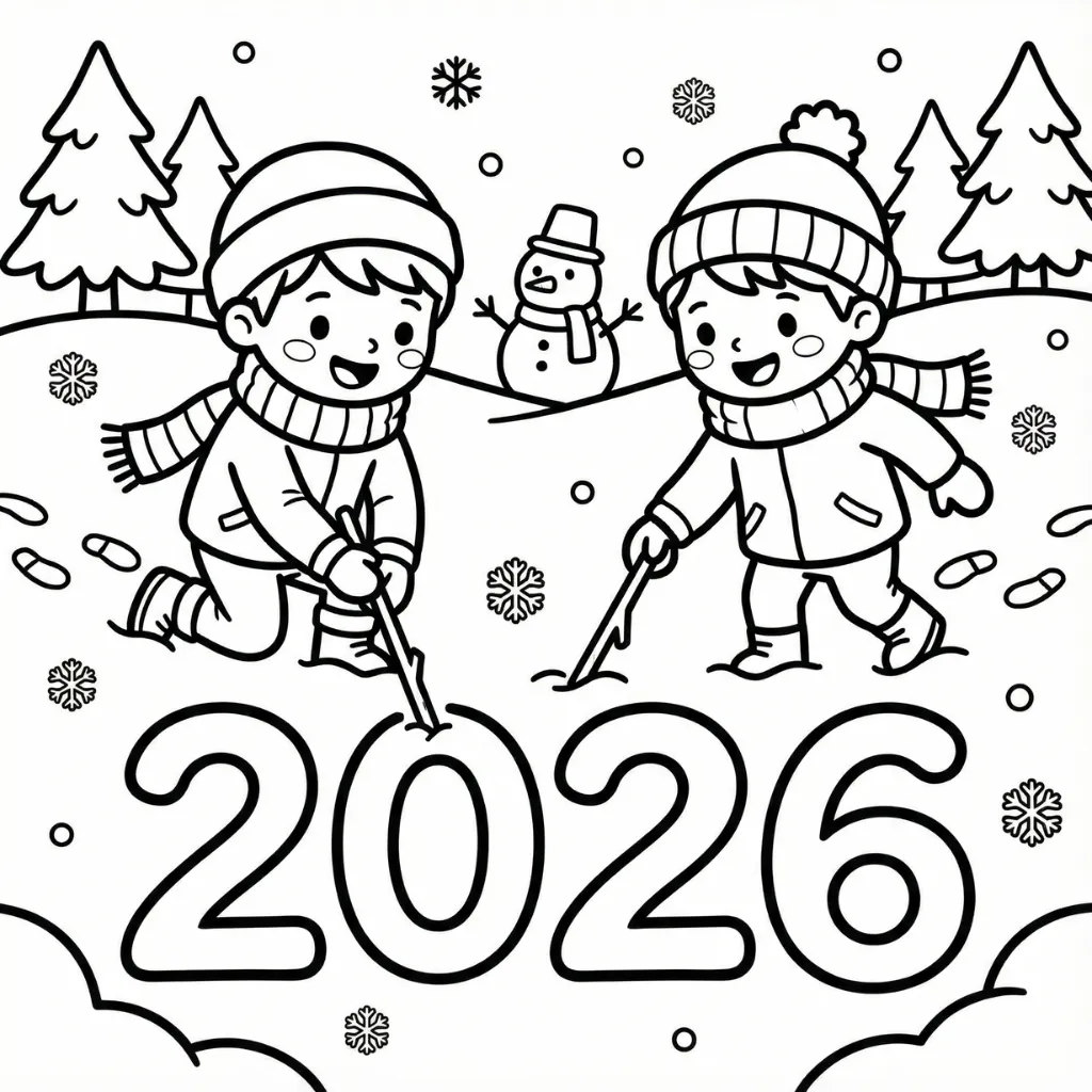 2026 11 para dibujar e imprimir