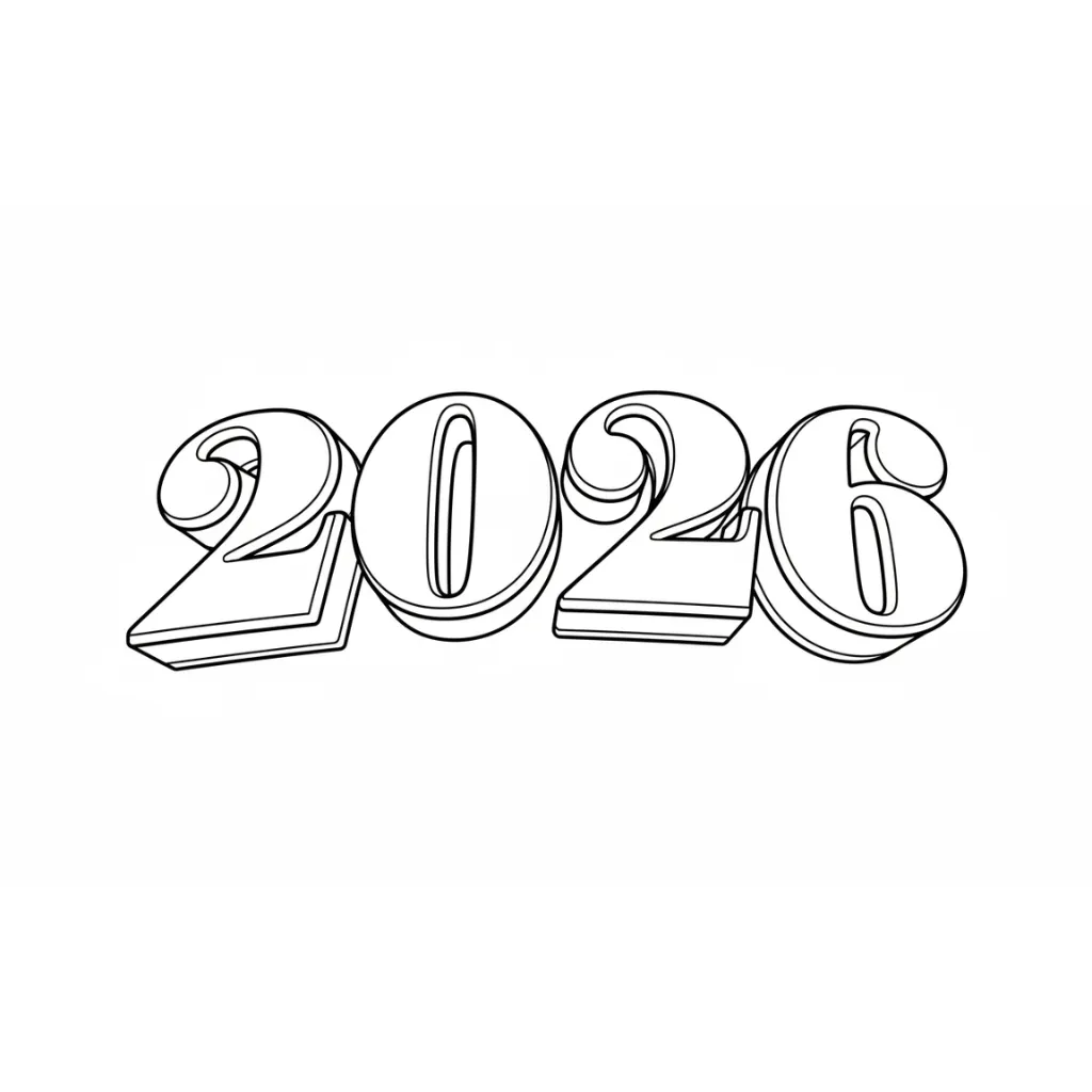 2026 14 para colorear para imprimir gratis