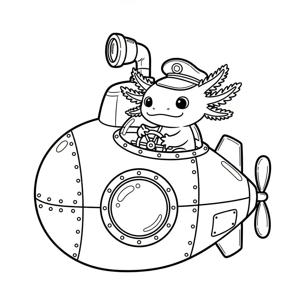 Ajolote para colorear para imprimir gratis