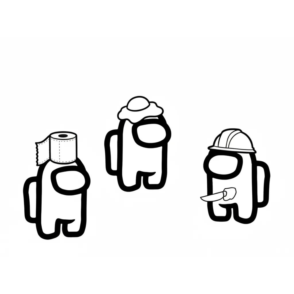 Among Us 19 para colorear gratis