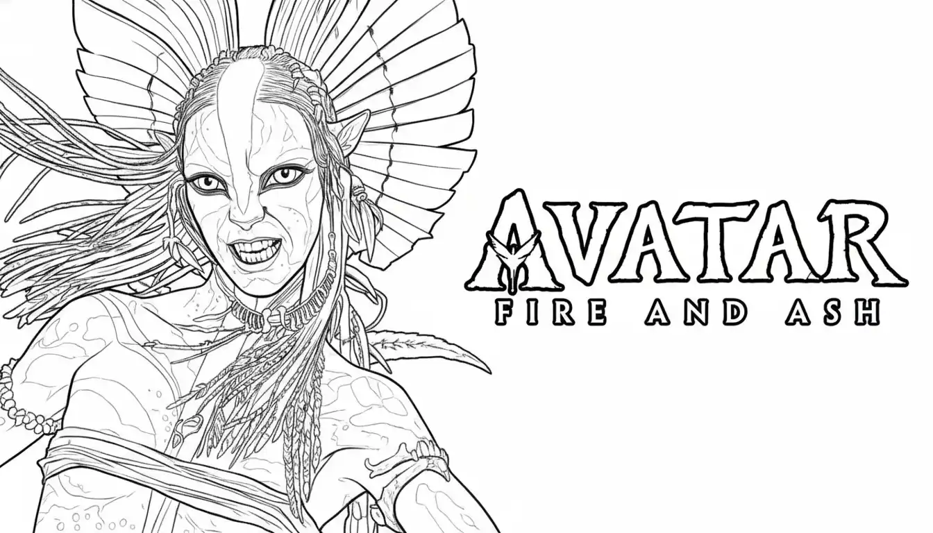 Avatar 3 para colorear en línea gratis 1
