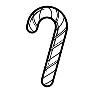 Bastón De Caramelo Navideño