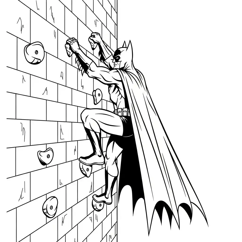 Batman para colorear para imprimir