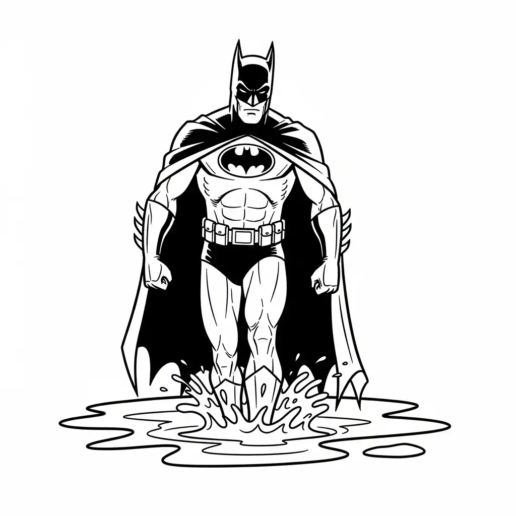 Batman para colorear para imprimir para niño de 9 años