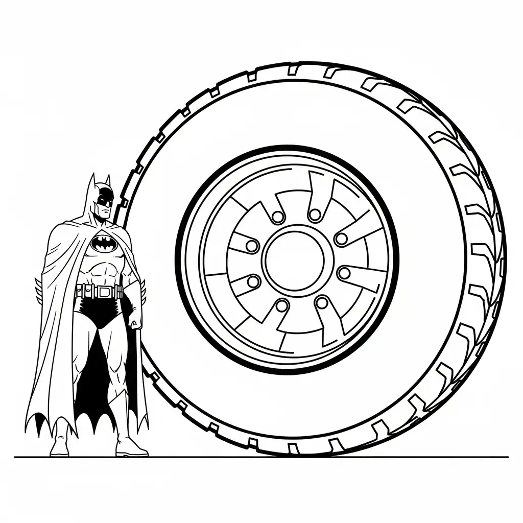 Batman para colorear para imprimir para niño de 10 años