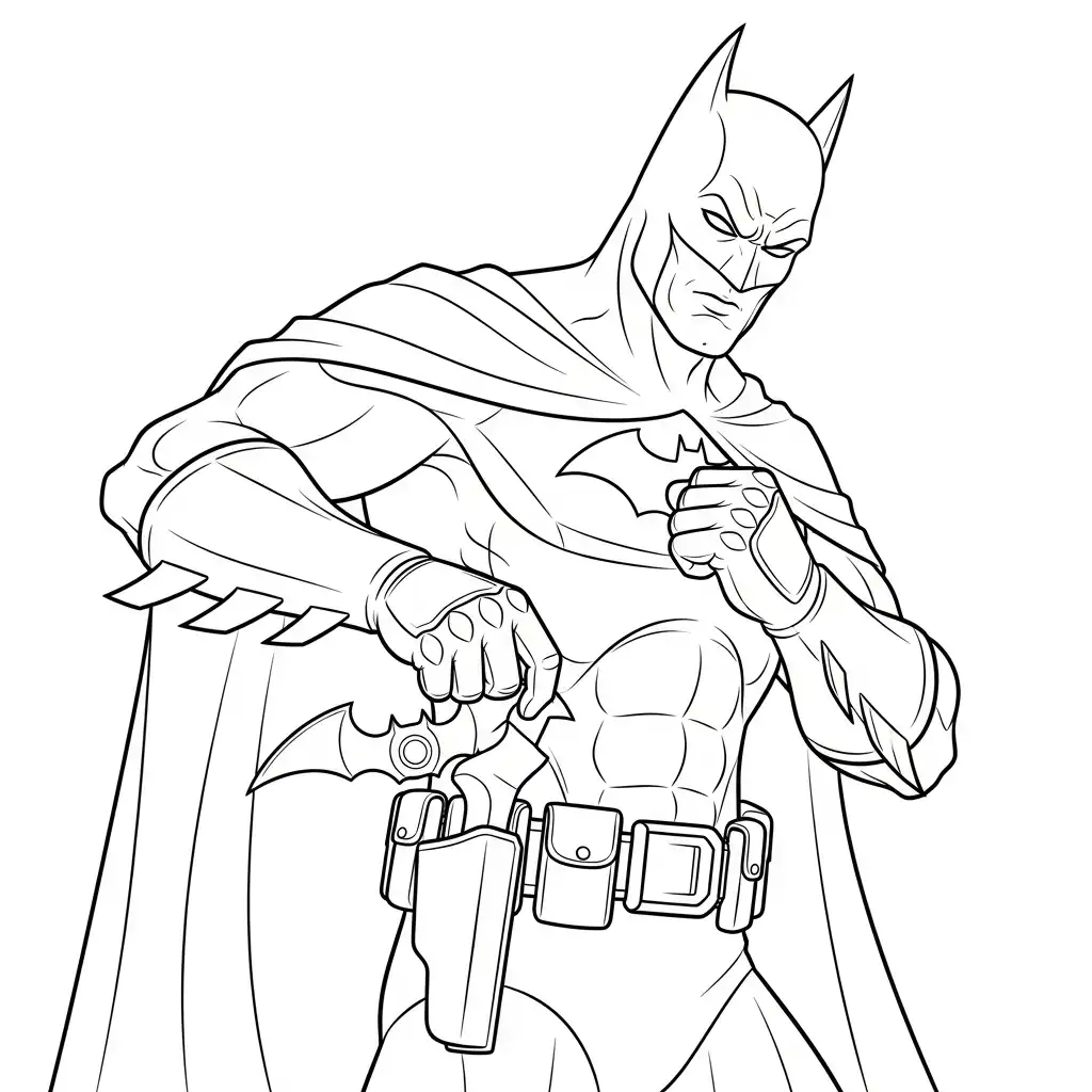 Batman para colorear y dibujos 1