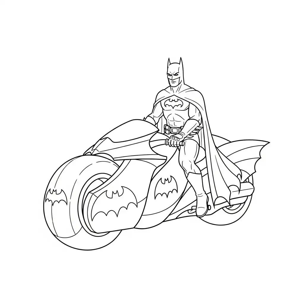 Batman para colorear y dibujos