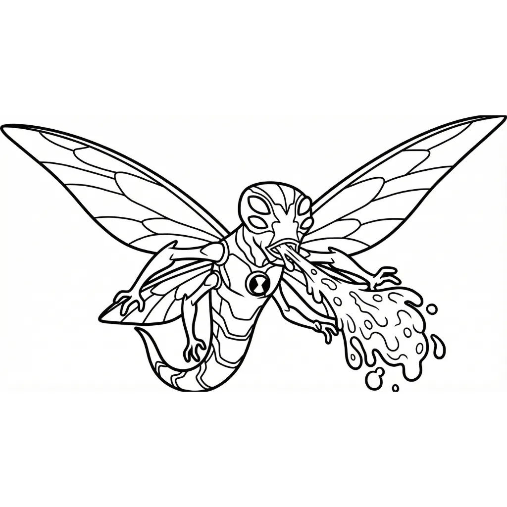 Ben 10 13 para colorear y dibujos