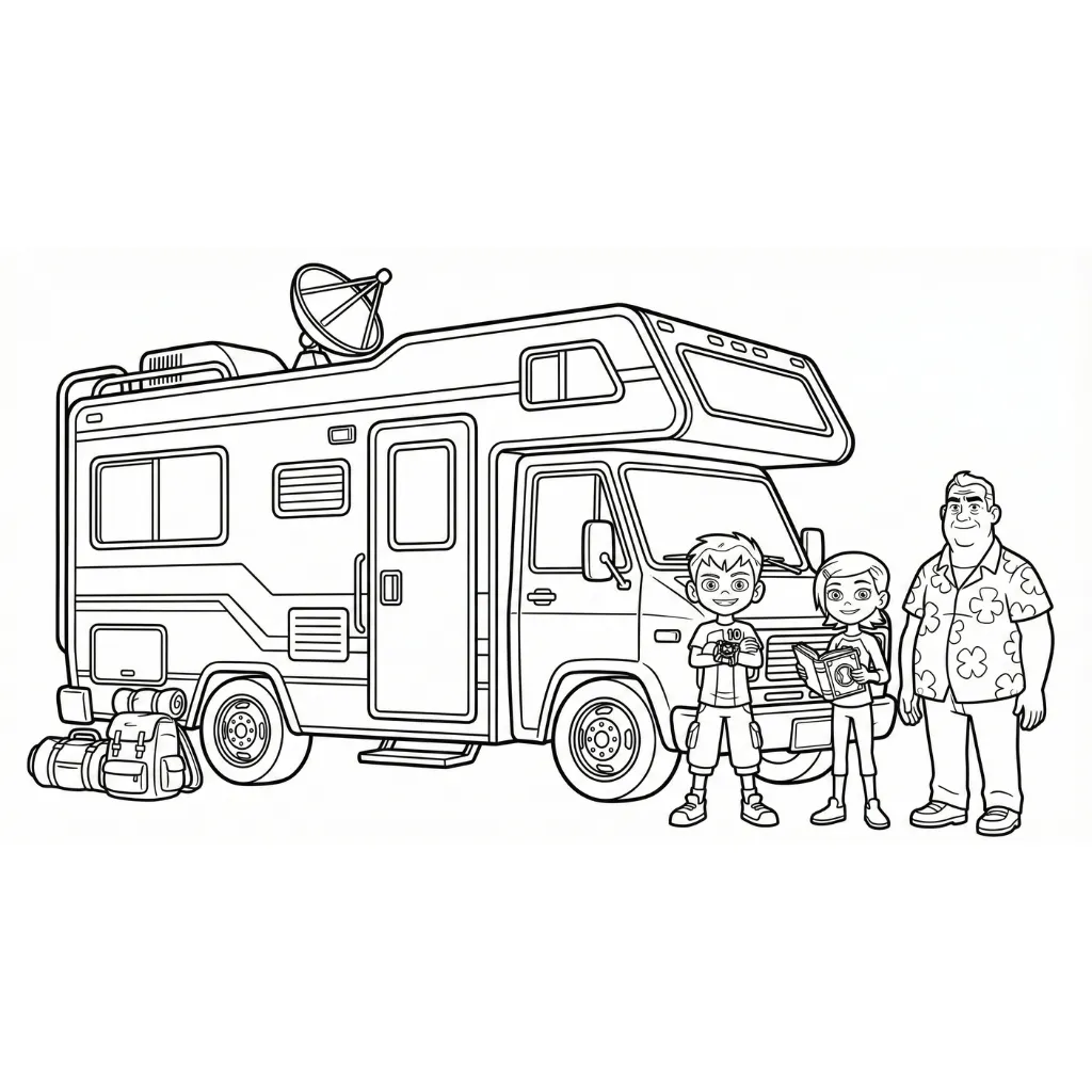 Ben 10 7 para dibujar e imprimir