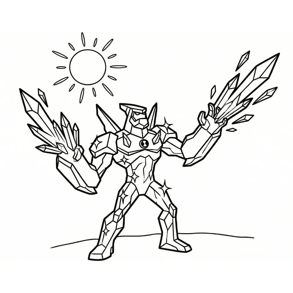 Ben 10 9 para dibujar en línea