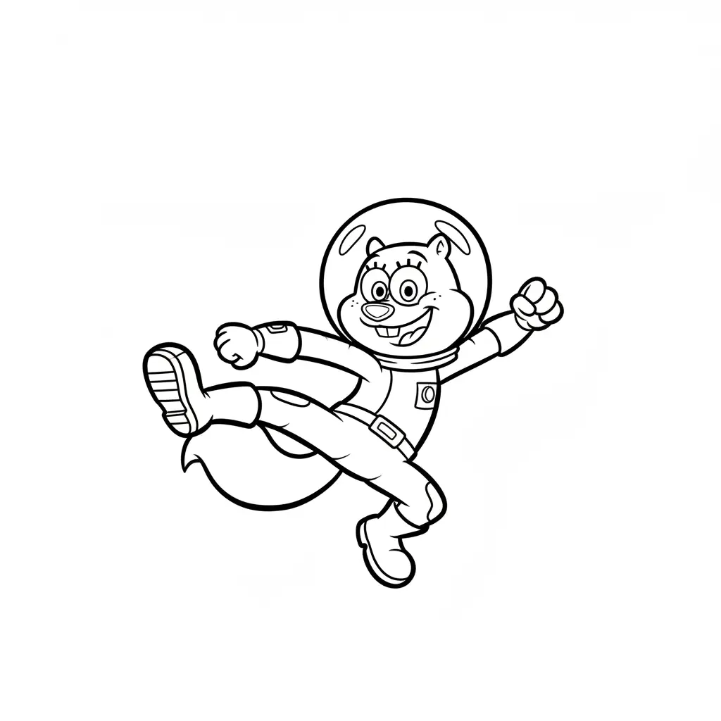 Bob Esponja para colorear para imprimir para niño de 9 años