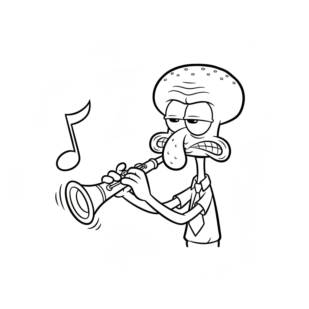 Bob Esponja para colorear para imprimir para niño de 10 años