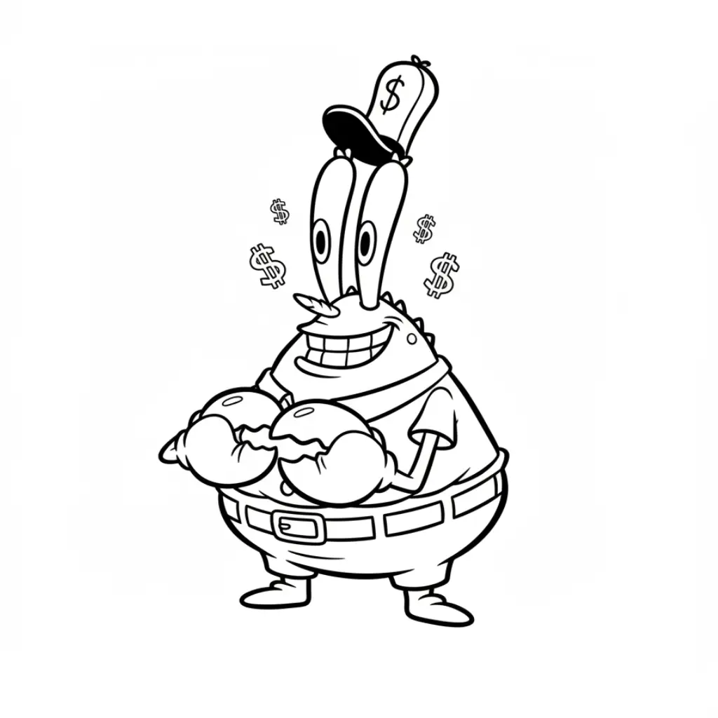 Bob Esponja para colorear gratis para niños