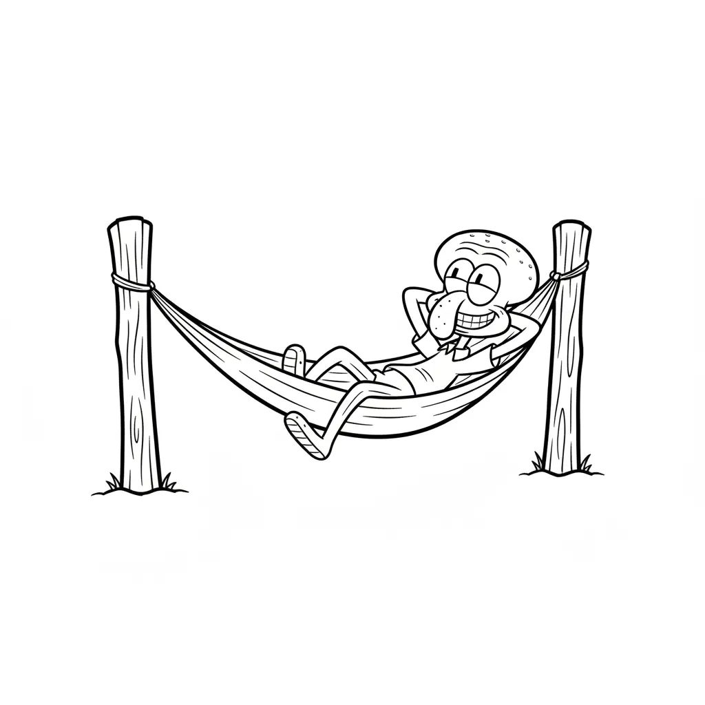 Bob Esponja para colorear para imprimir 1