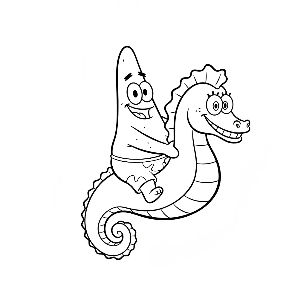 Bob Esponja para colorear para imprimir pdf gratis