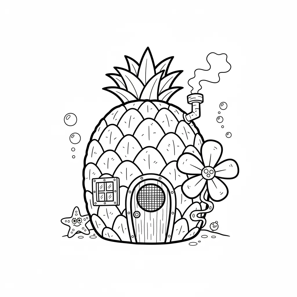 Bob Esponja para colorear para imprimir 2