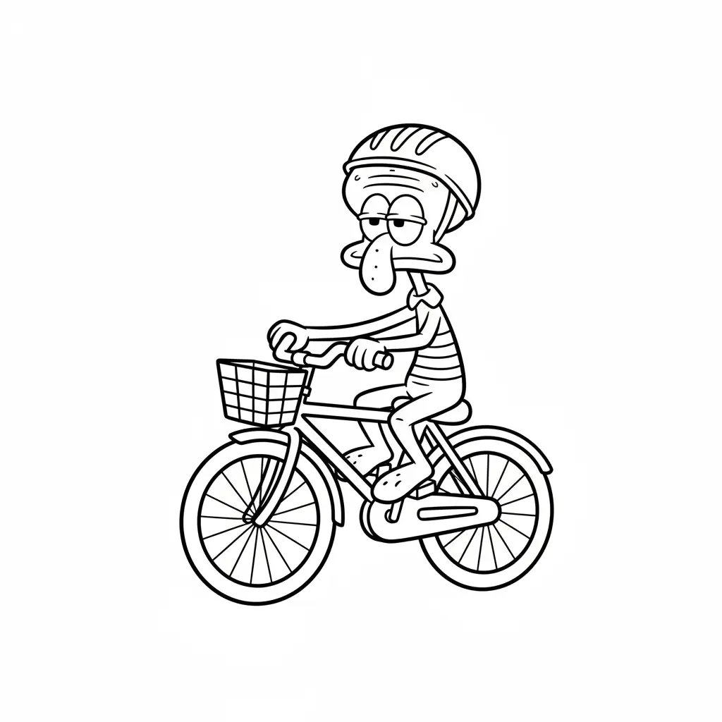 Bob Esponja para colorear para imprimir para niño de 9 años 1