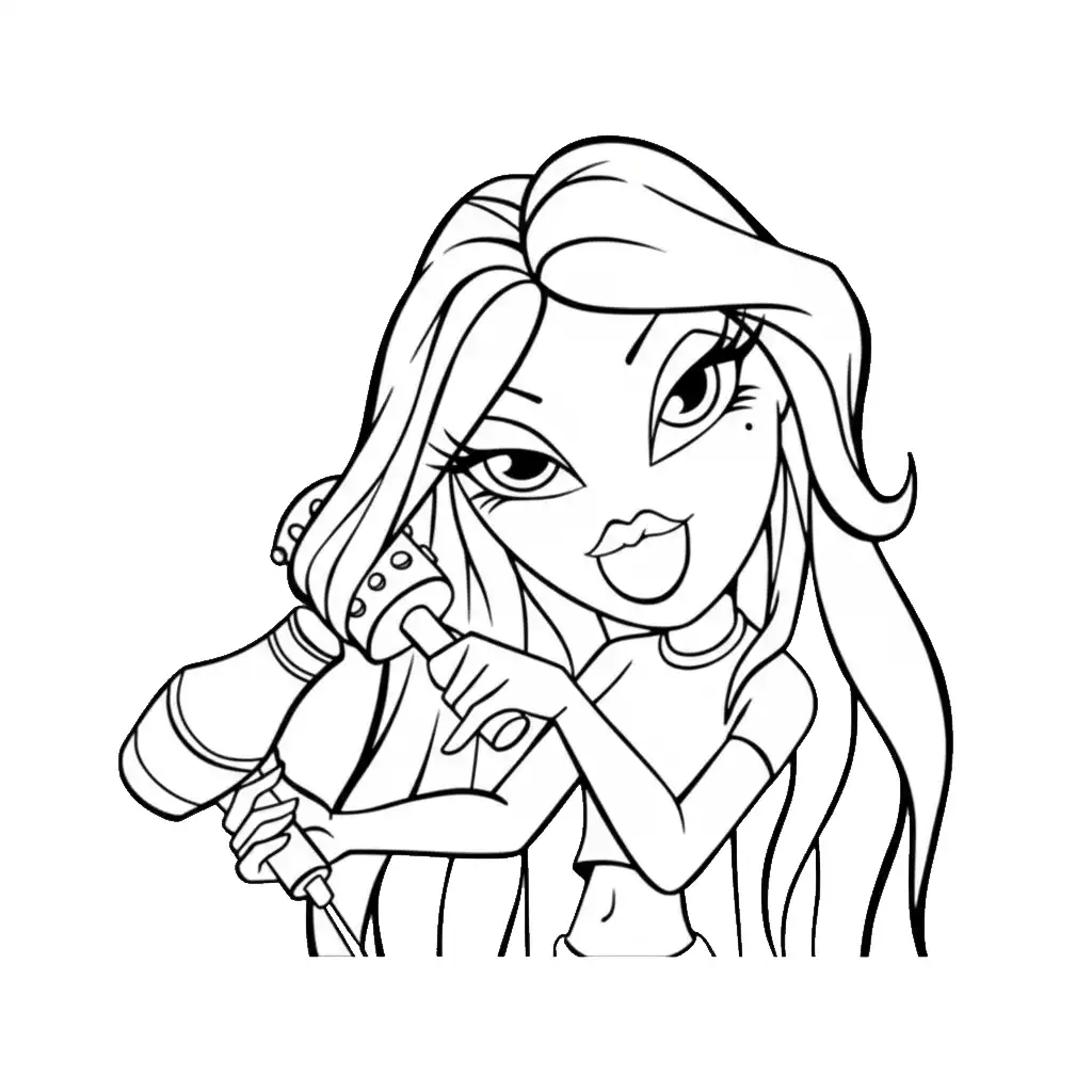 Bratz para colorear para imprimir para niño de 12 años