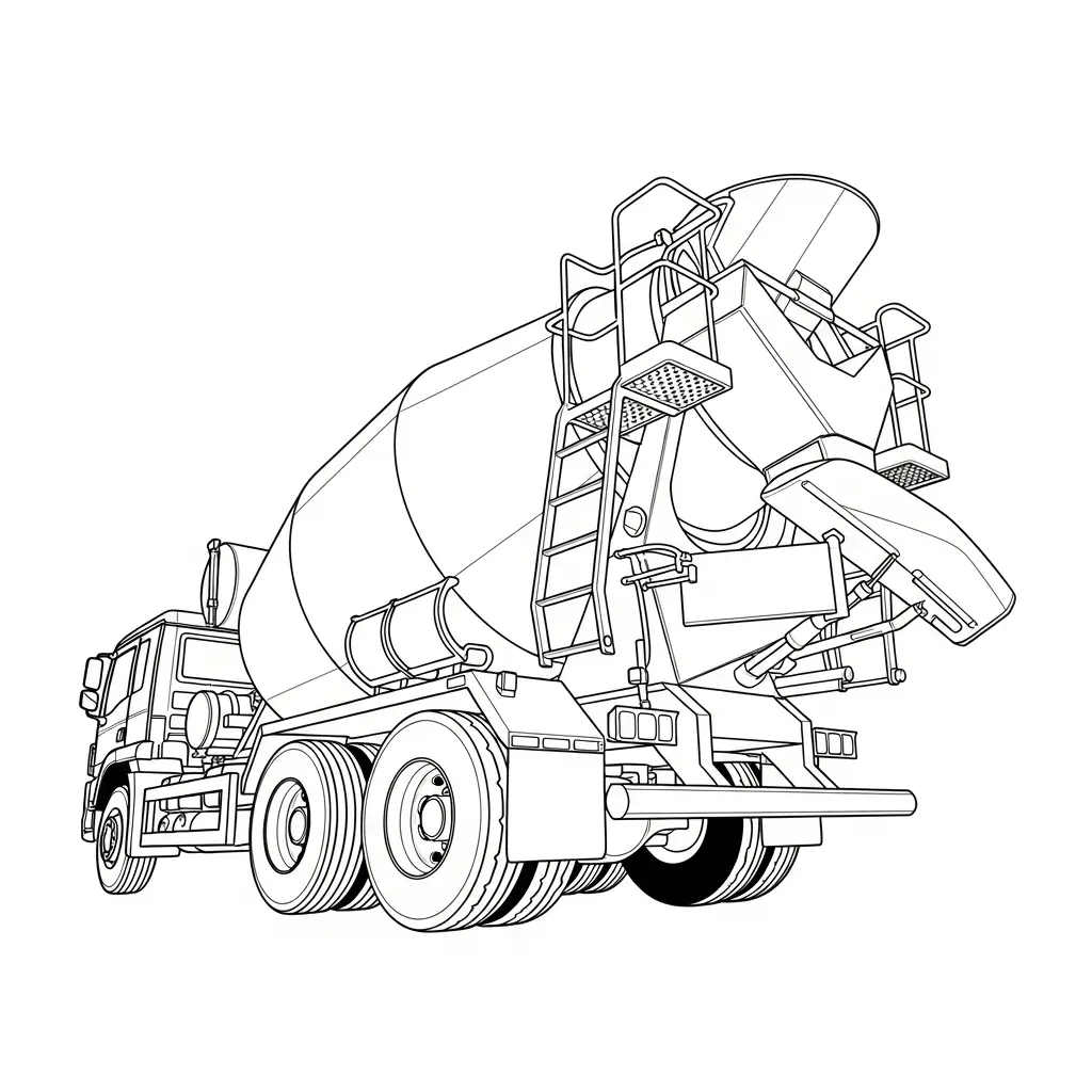 Camiones para colorear gratis en línea