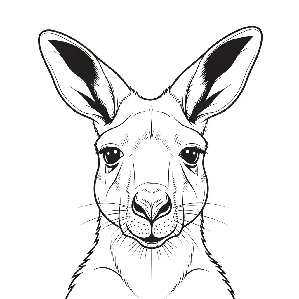 Canguros para colorear para imprimir para niño de 7 años