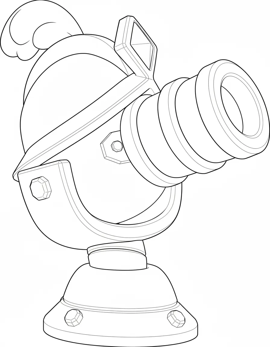 Clash Royale para colorear para niño de 10 años