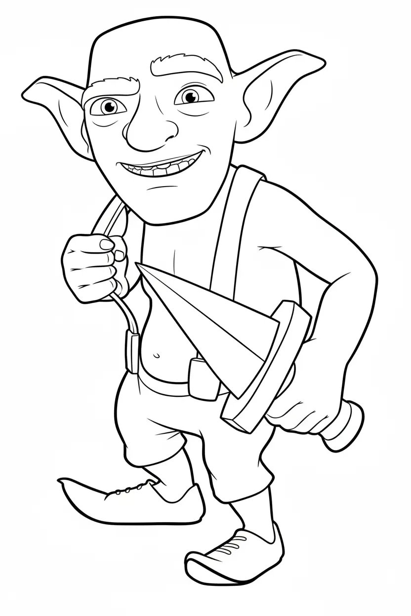 Clash Royale para colorear de para niños