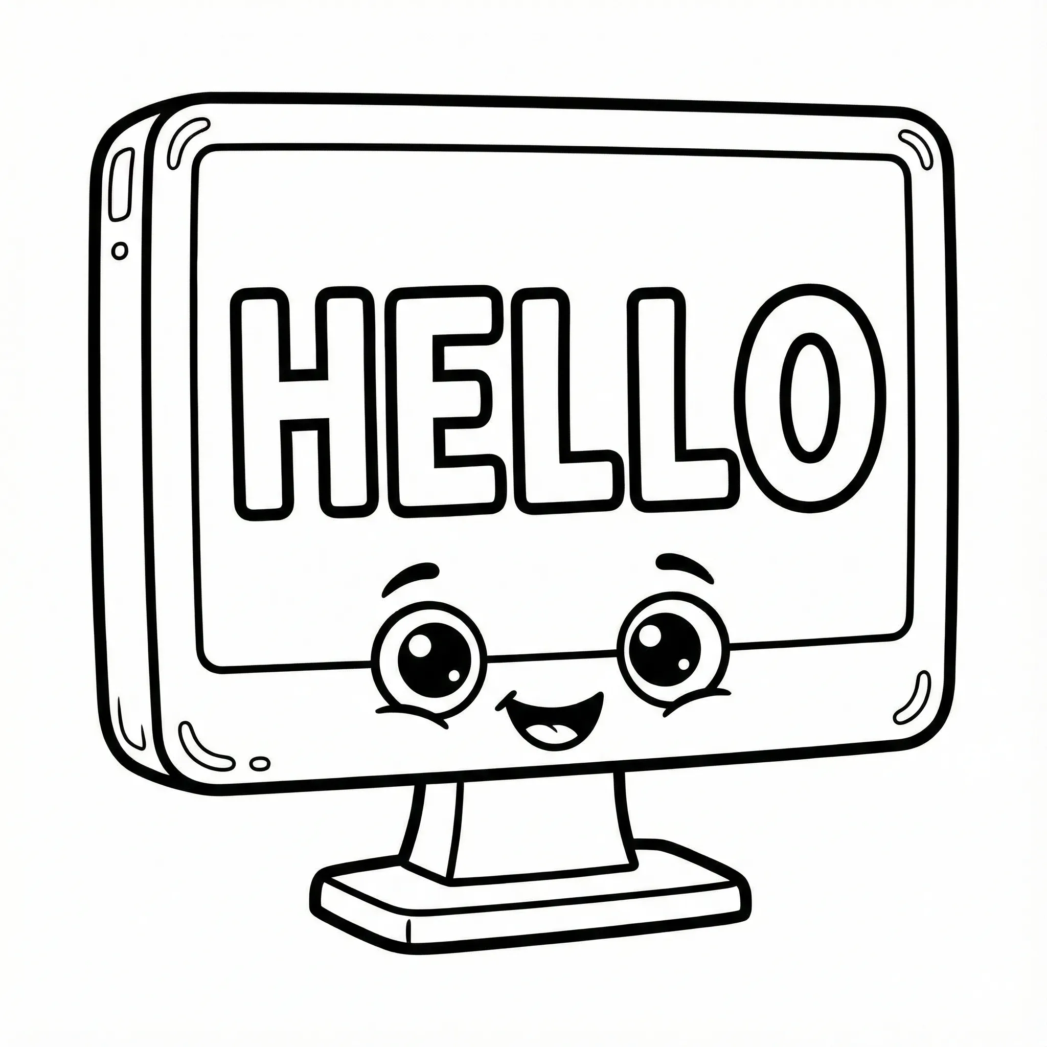 imprimir Computadora 5 para colorear gratis