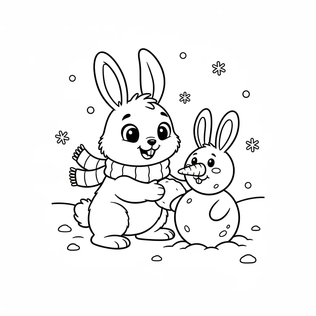 descargar Conejo 12 para colorear gratis