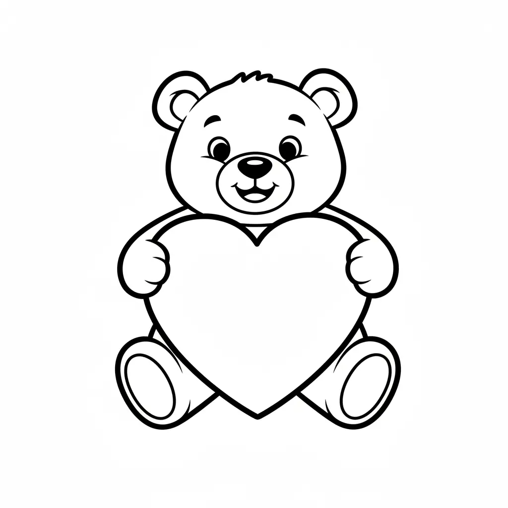 Corazones para colorear para niño para imprimir gratis