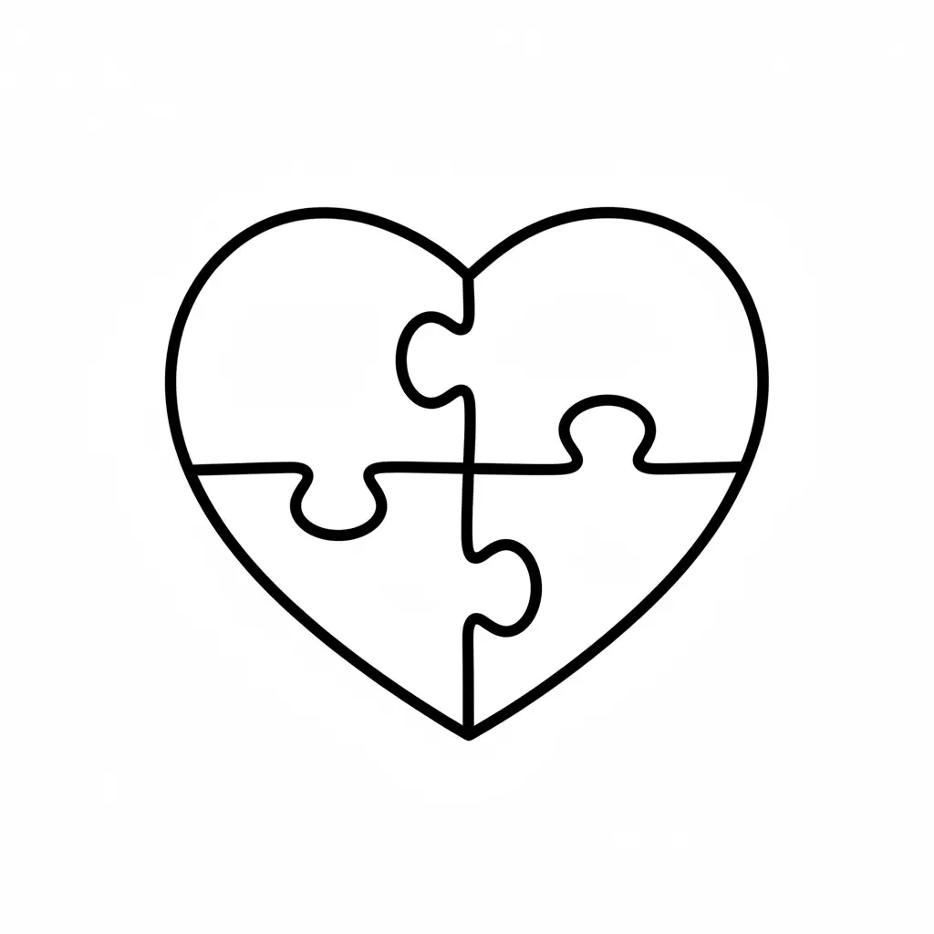 Corazones para colorear para imprimir gratis