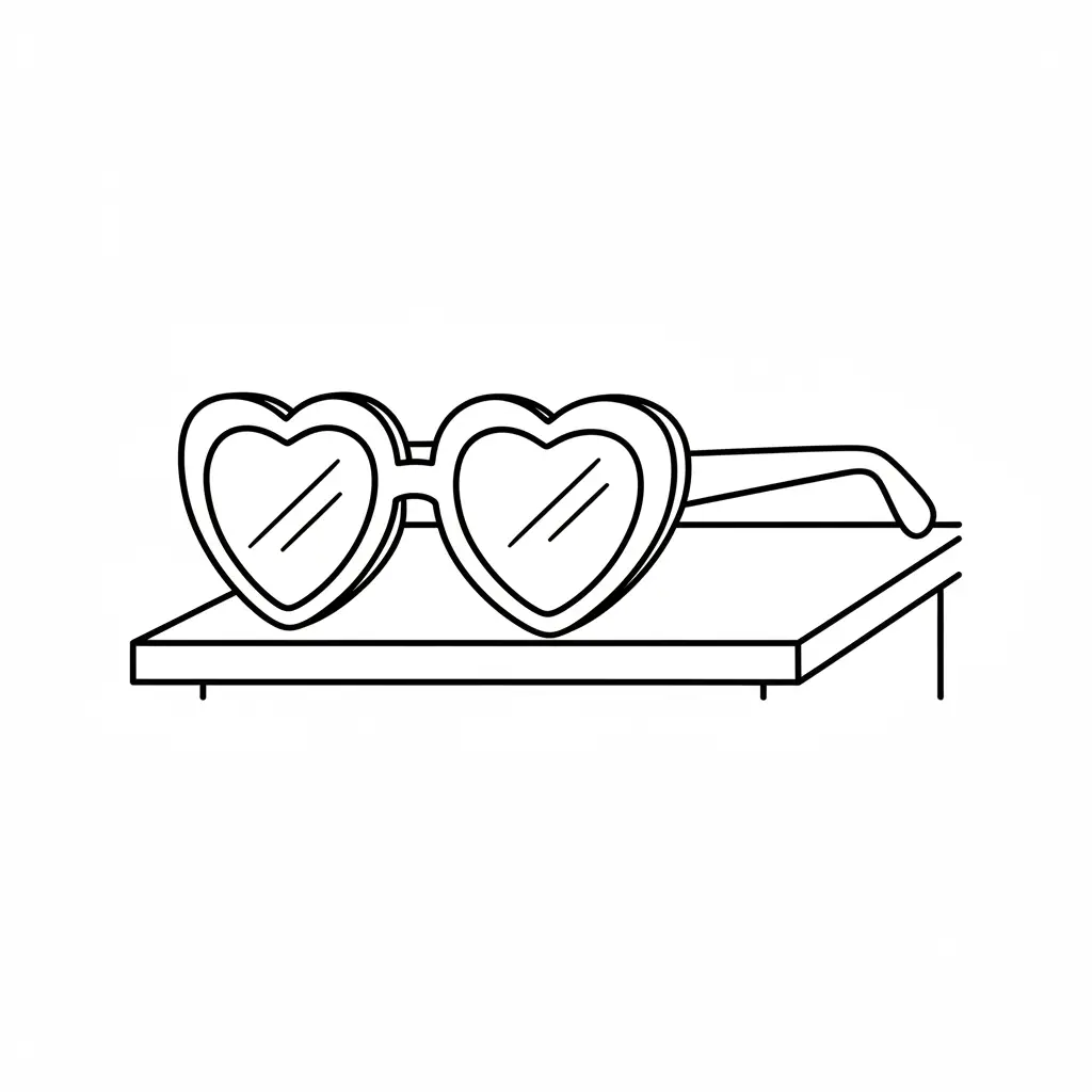 Corazones para colorear de para niños 1