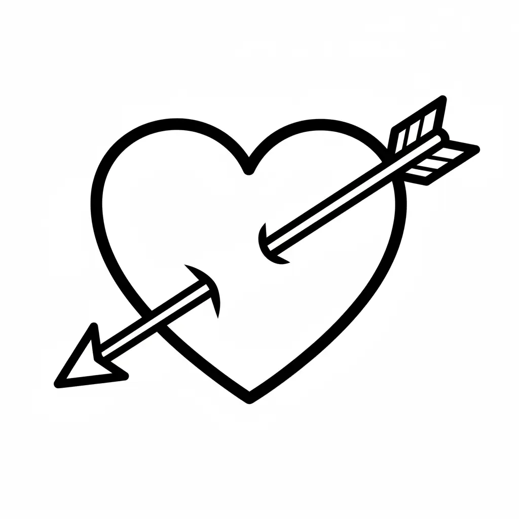 Corazones para dibujar en línea