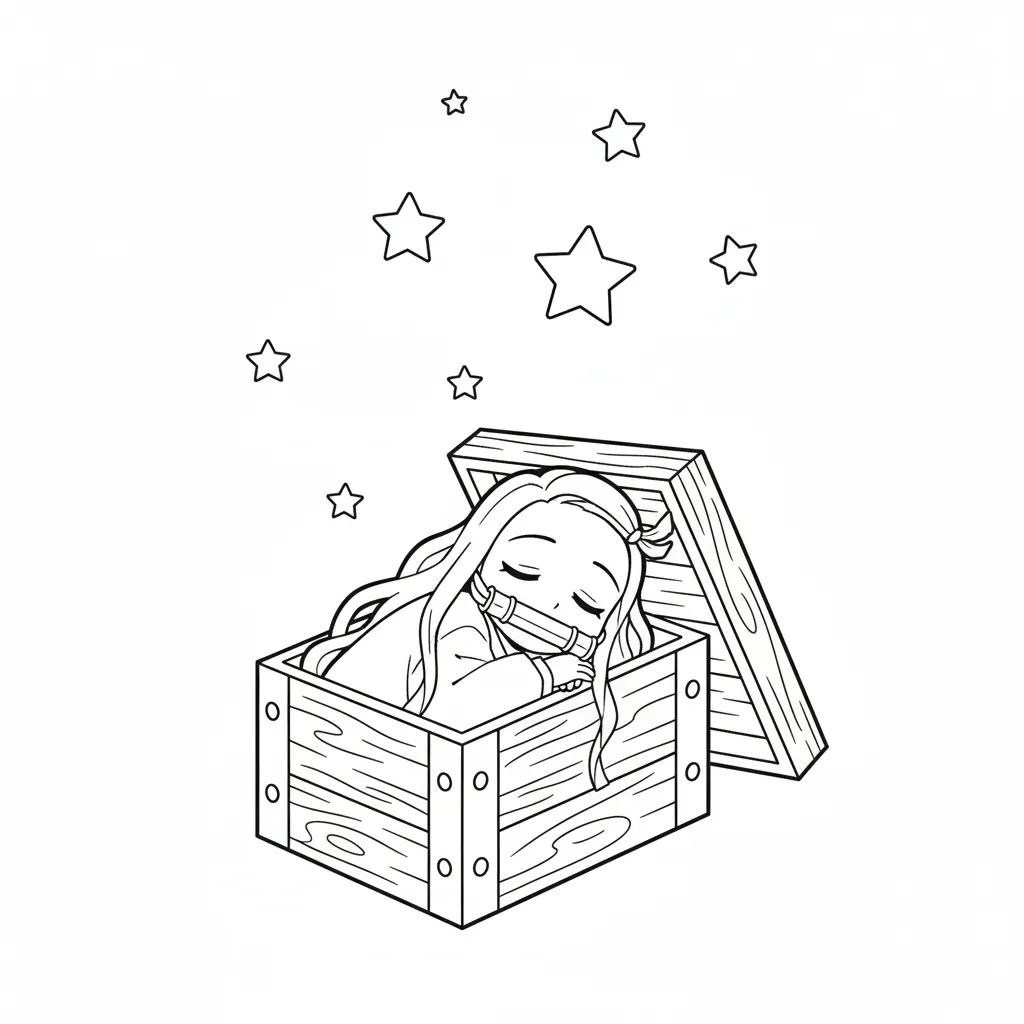 Demon Slayer 18 para colorear para imprimir para niño de 12 años