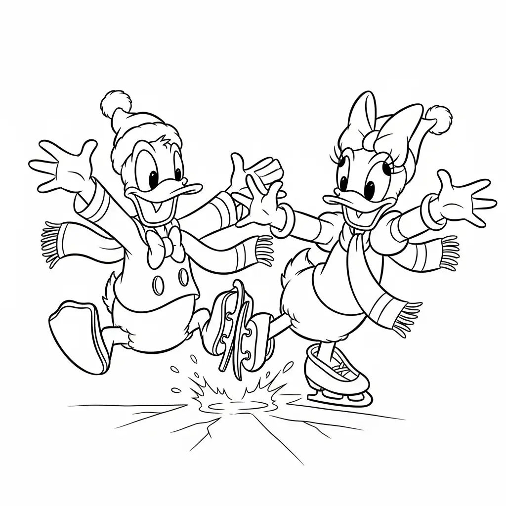 Disney de Navidad para colorear en línea para niño