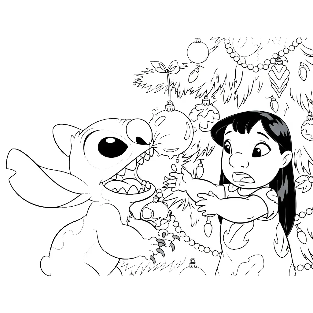 Disney de Navidad para dibujar e imprimir